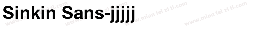 Sinkin Sans字体转换